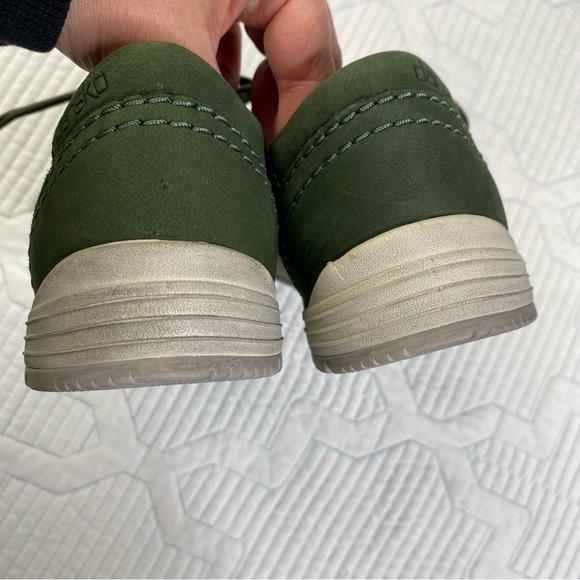 Dansko Size 36 (US 5.5-6) Women's Leela Waterproof Lace-Up Sneakers Moss Nubuck - Picture 5 of 11